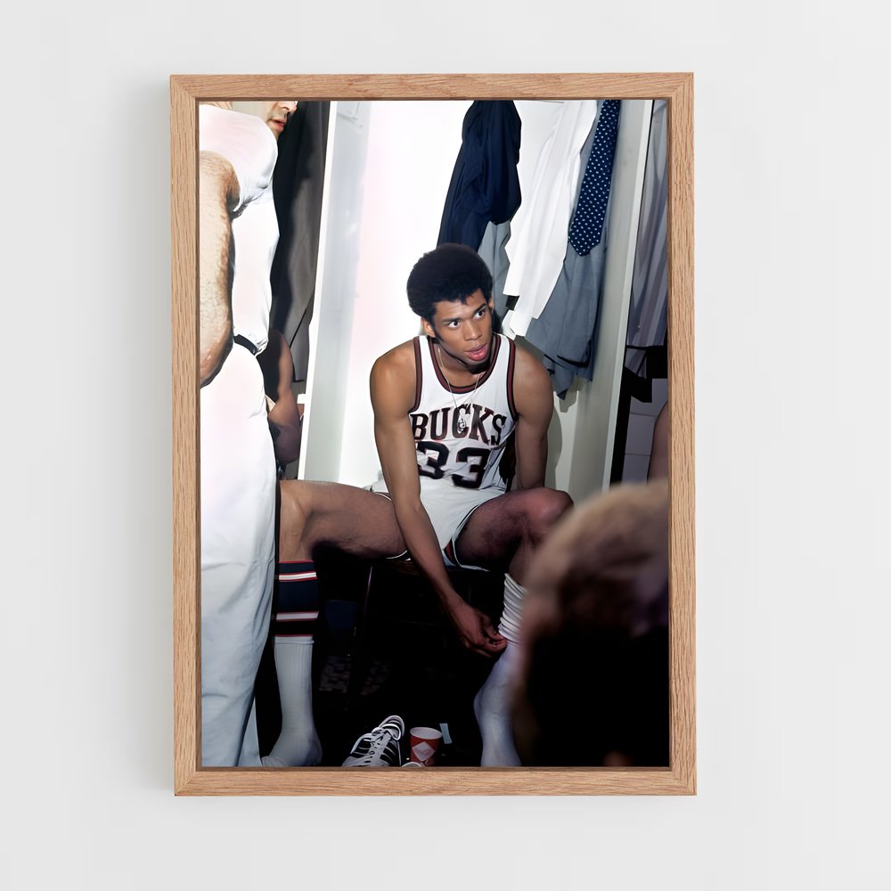 Poster Kareem dépeint – affiche Basketball (vue 4)